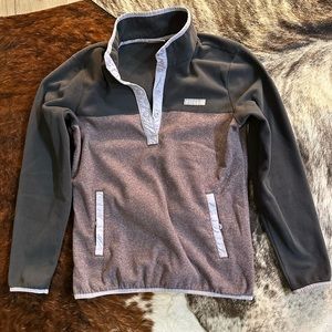 Columbia purple PFG fleece pullover